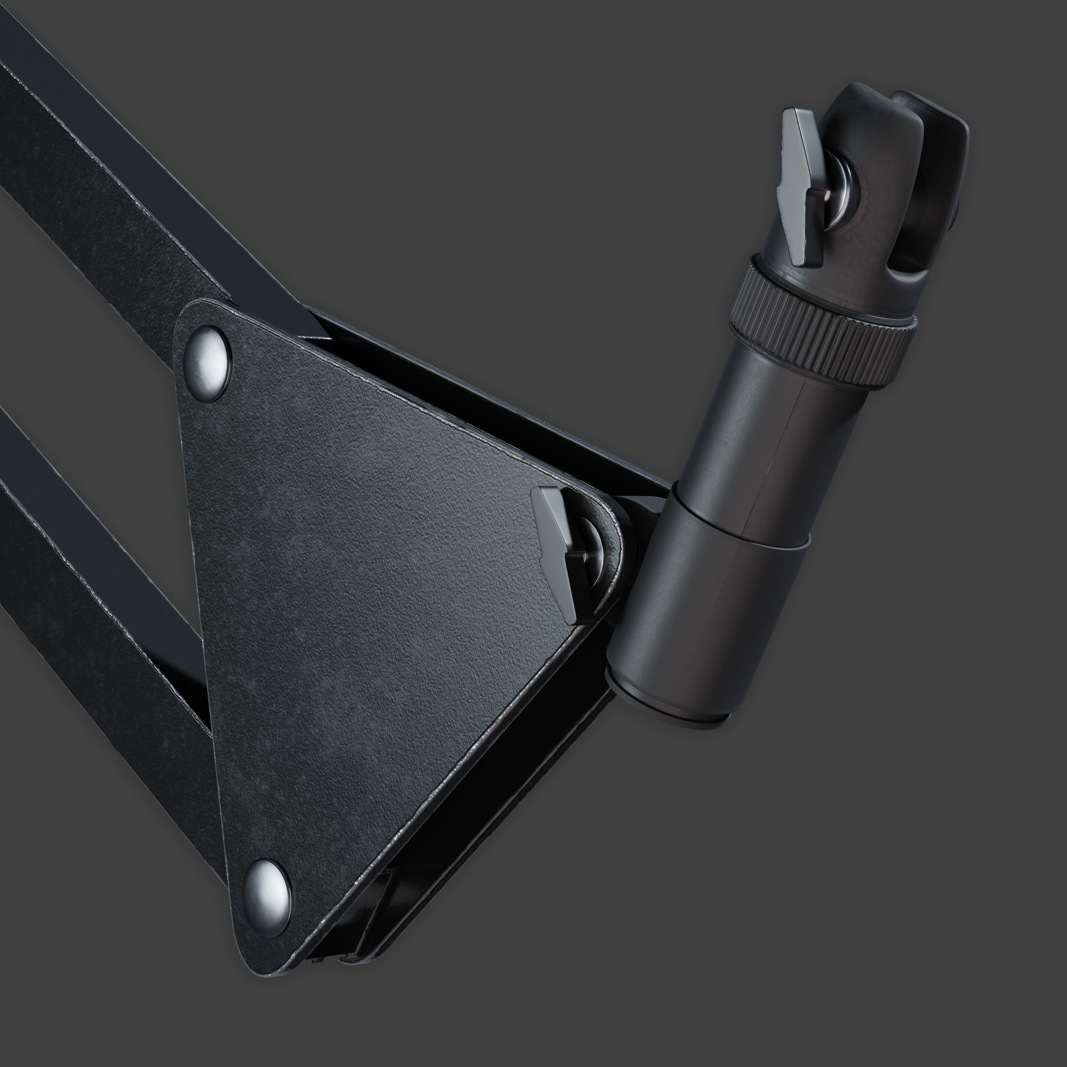 Audio-Technica AT2020 XLR Condenser Microphone 3D model_19