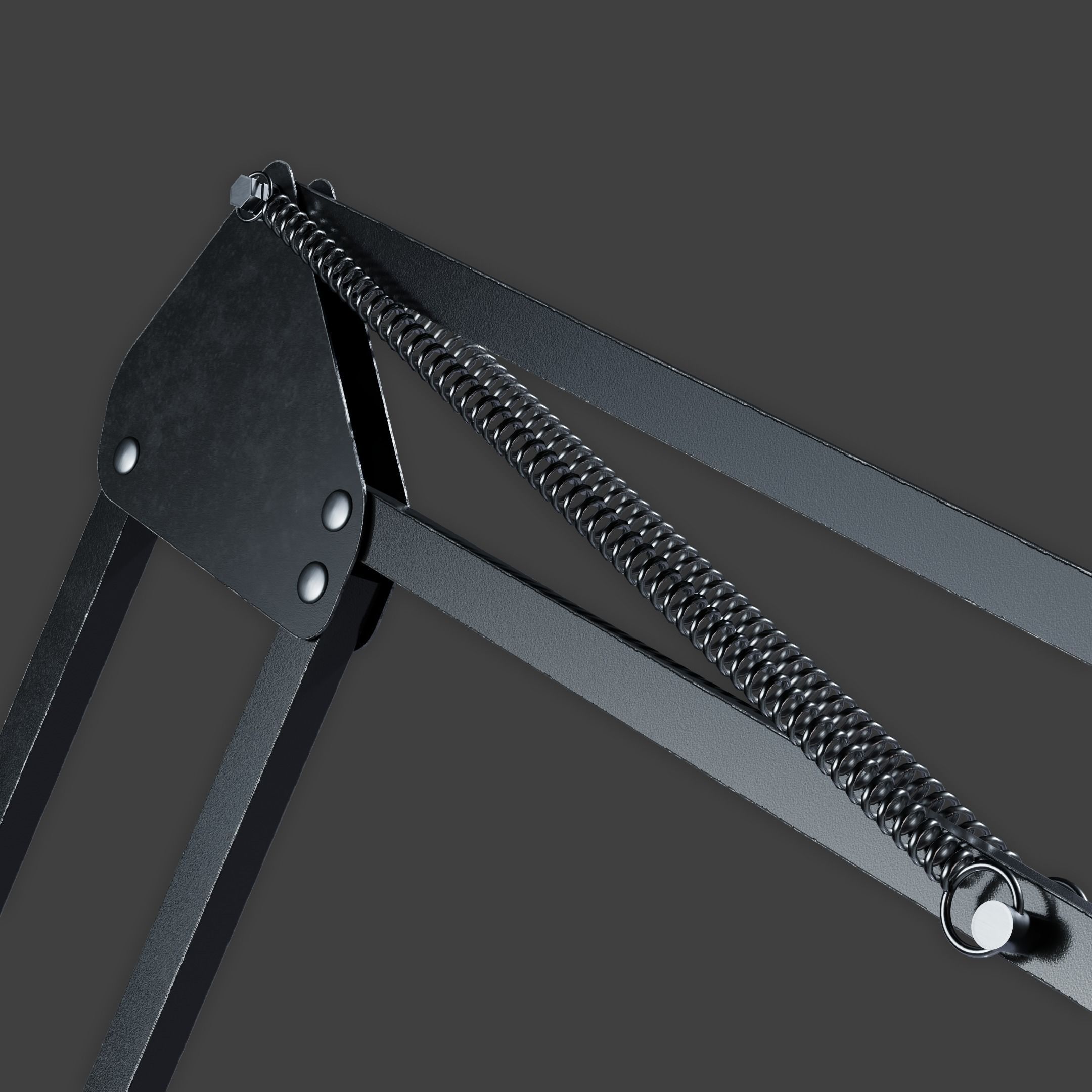 Audio-Technica AT2020 XLR Condenser Microphone 3D model_20