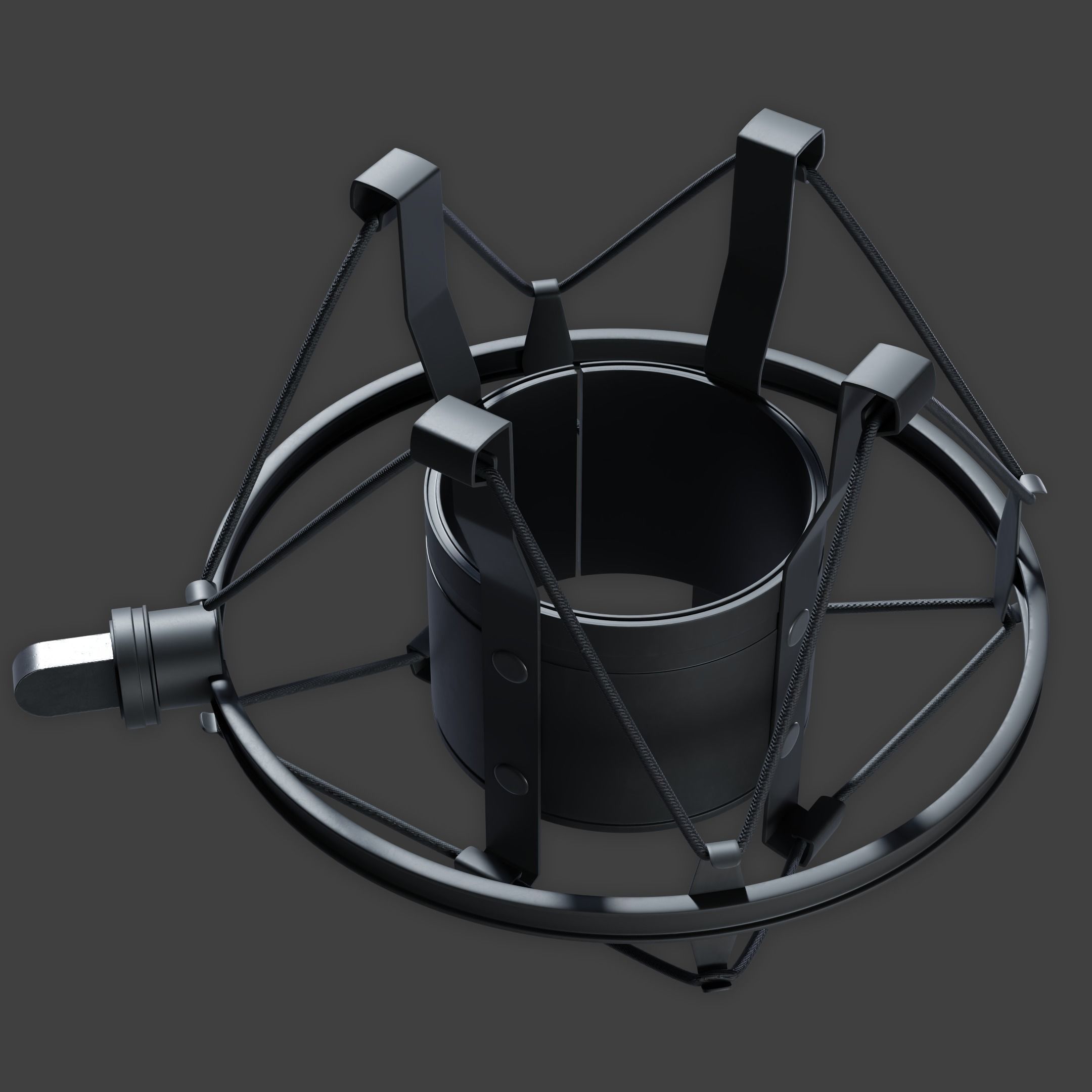 Audio-Technica AT2020 XLR Condenser Microphone 3D model_17