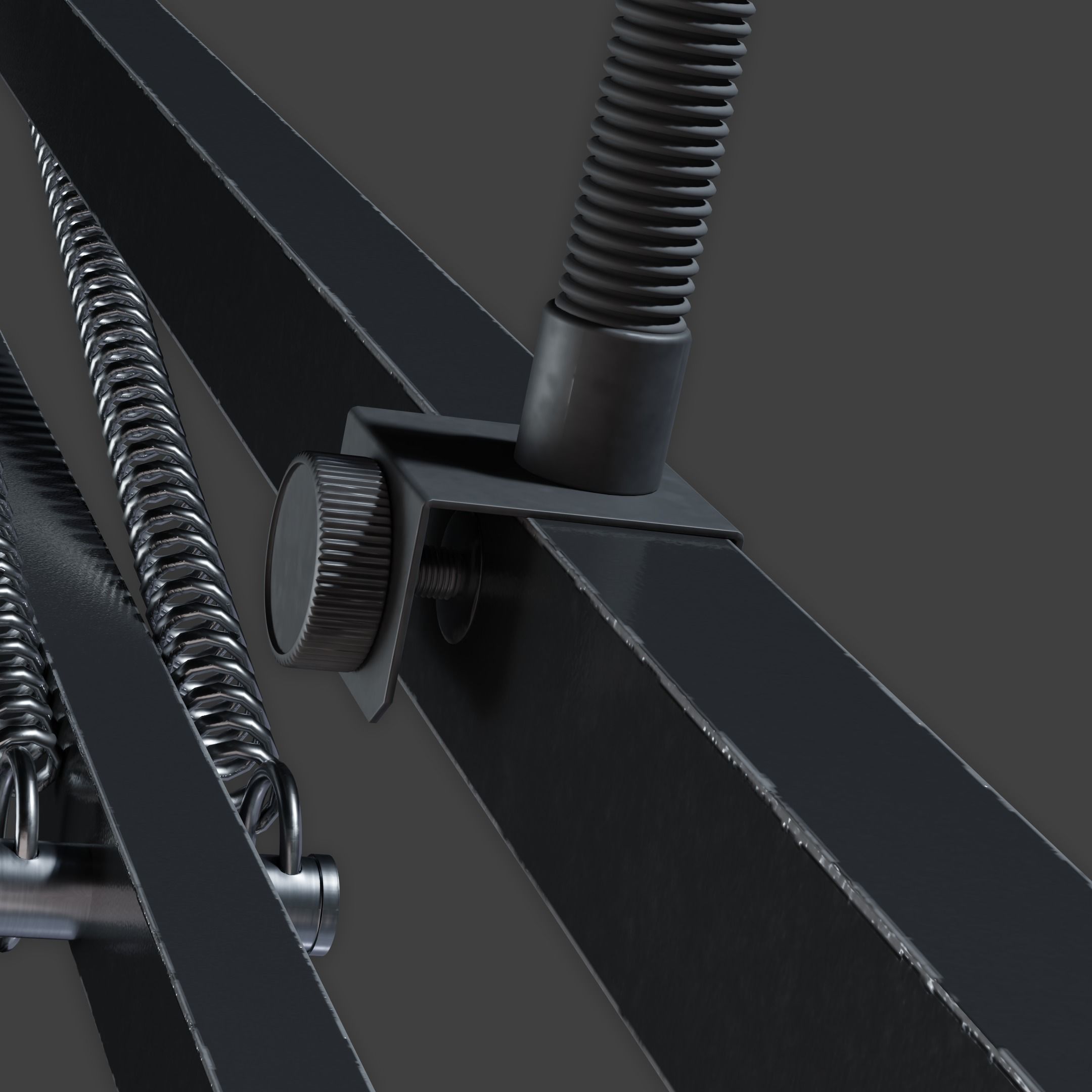 Audio-Technica AT2020 XLR Condenser Microphone 3D model_22