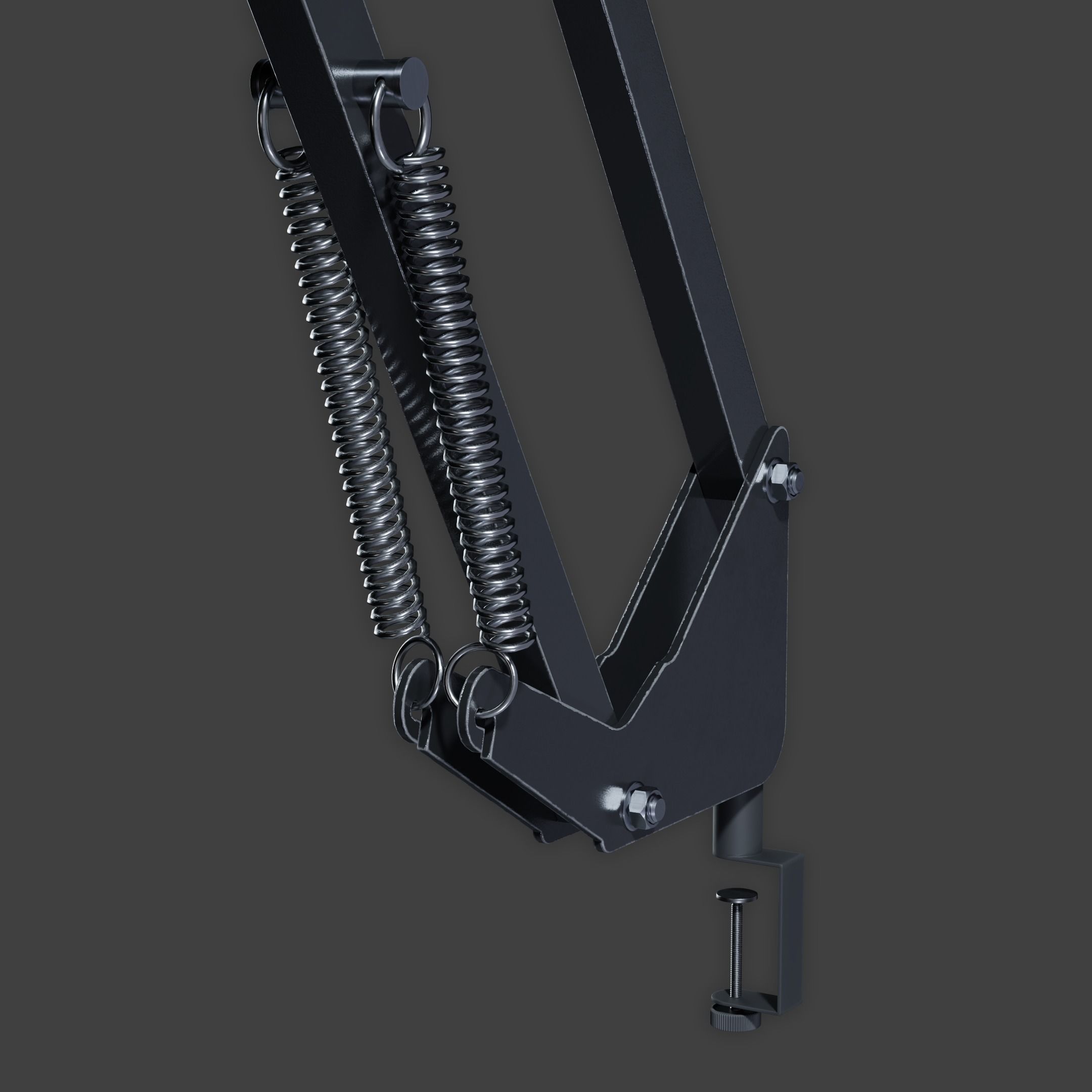 Audio-Technica AT2020 XLR Condenser Microphone 3D model_21