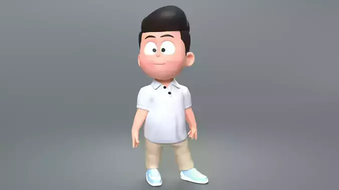 Boy Cartoon Character
