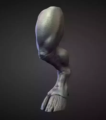 LEG1 high poly sculpt 3D model
