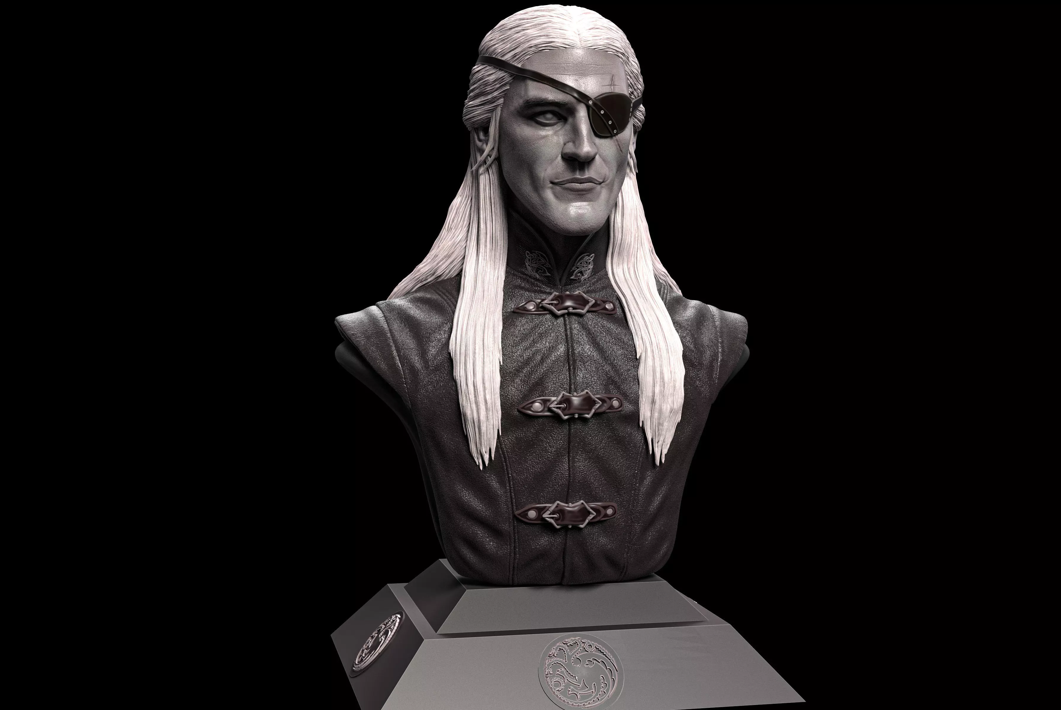 Aemond Targaryen- Ewan Mitchell Bust- House of The Dragon 3D print model_0