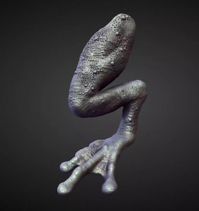 LEG12 high poly sculpt 3D model_0