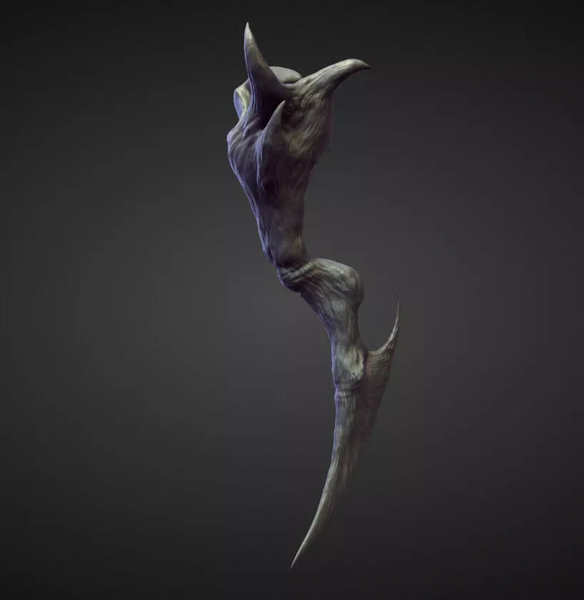 LEG13 high poly sculpt 3D model_0
