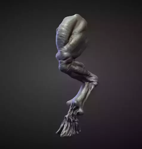 LEG15 high poly sculpt 3D model