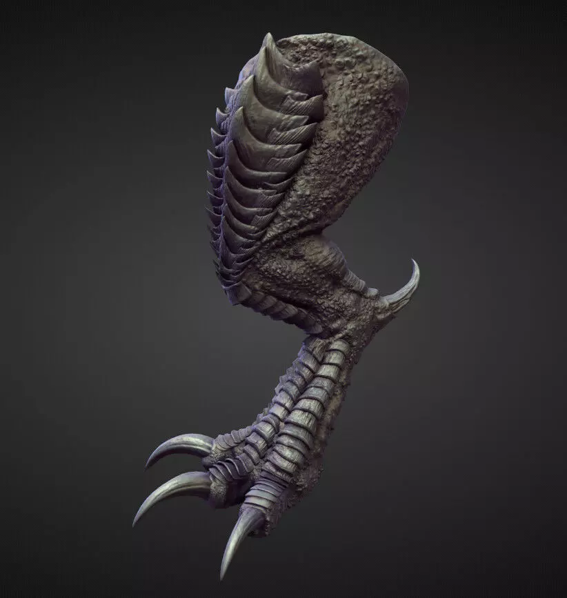 LEG16 high poly sculpt 3D model_0