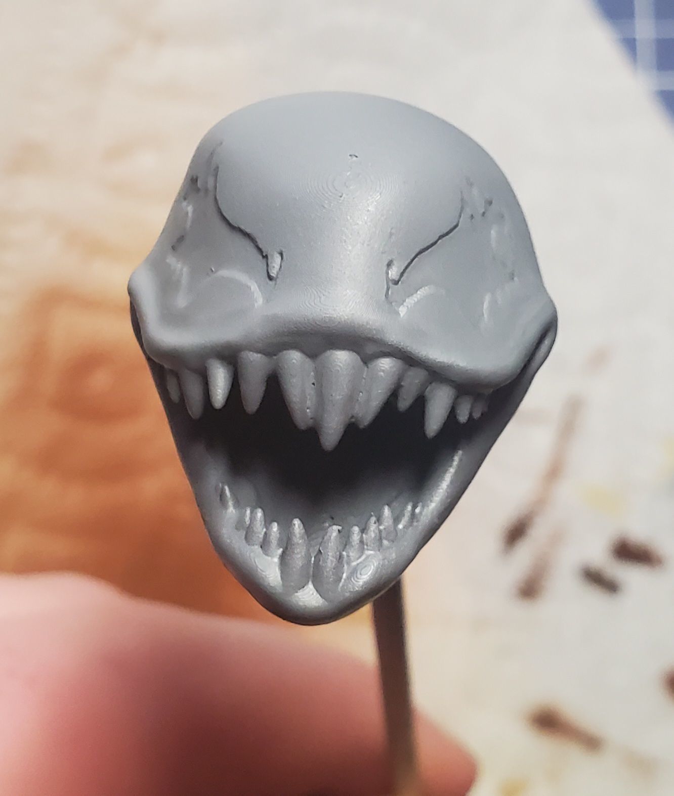 Ultimate Venom Head Sculpt 3D print model_3