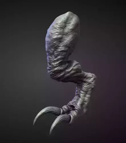LEG18 high poly sculpt 3D model