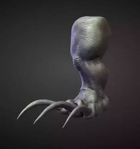 LEG20 high poly sculpt 3D model