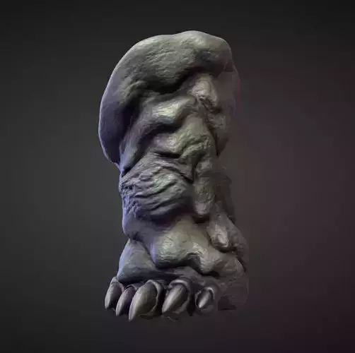 LEG25 high poly sculpt 3D model