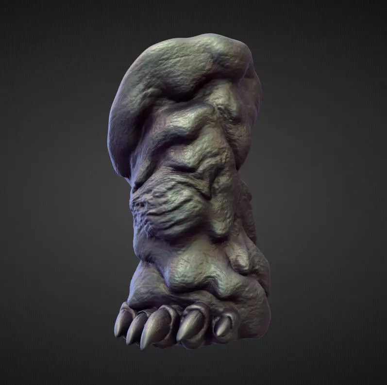 LEG25 high poly sculpt 3D model_0