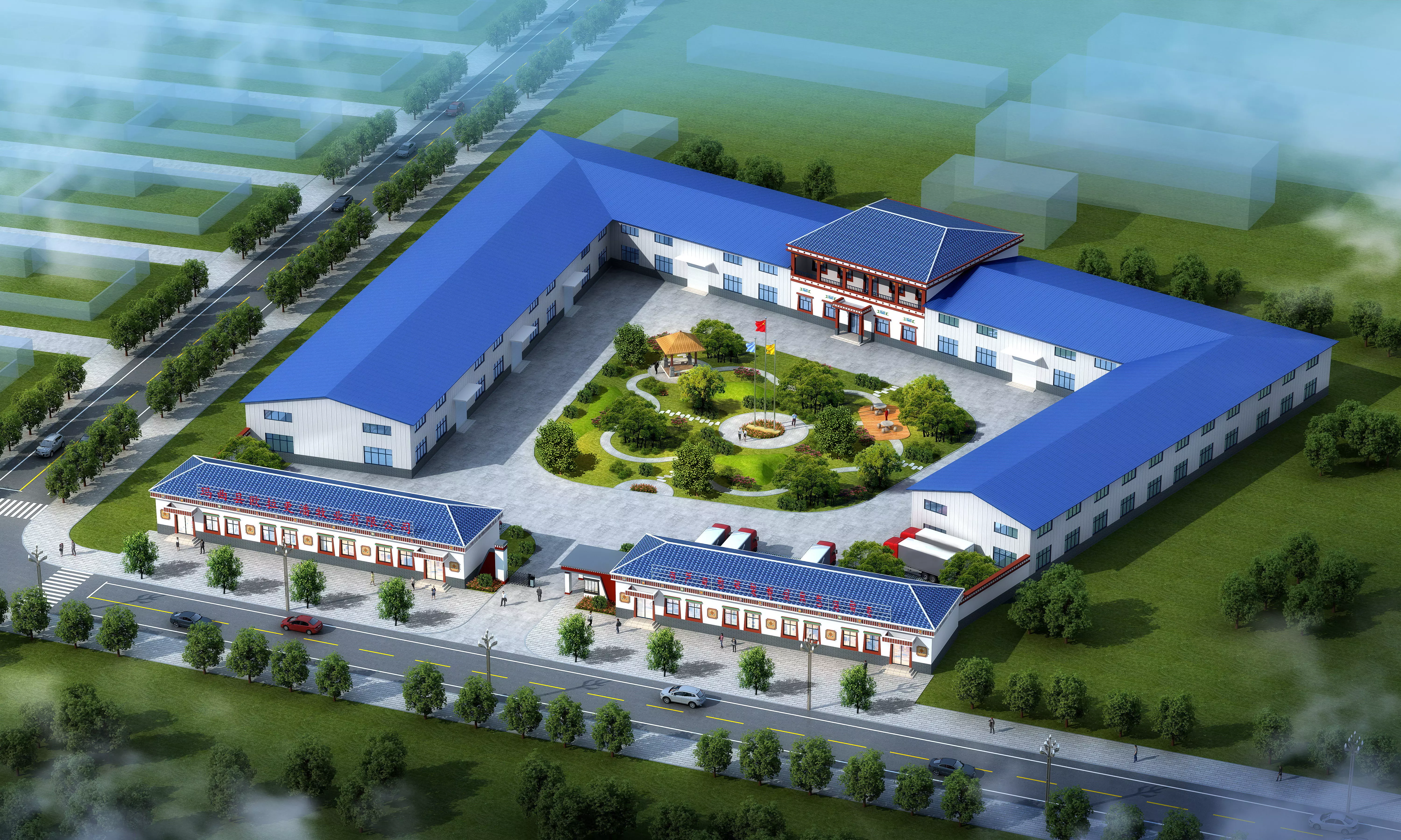 tibetan architecture 3D model