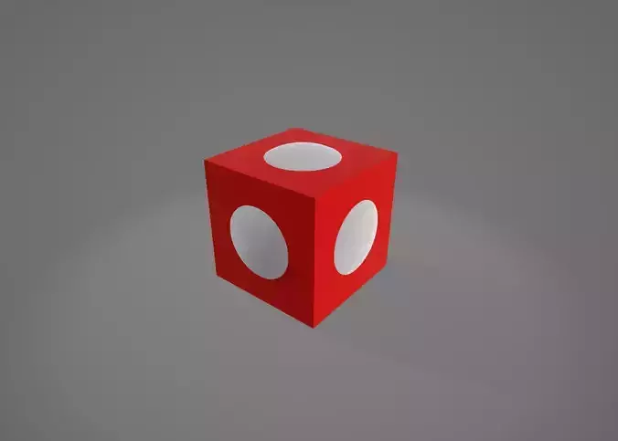 cube model dice