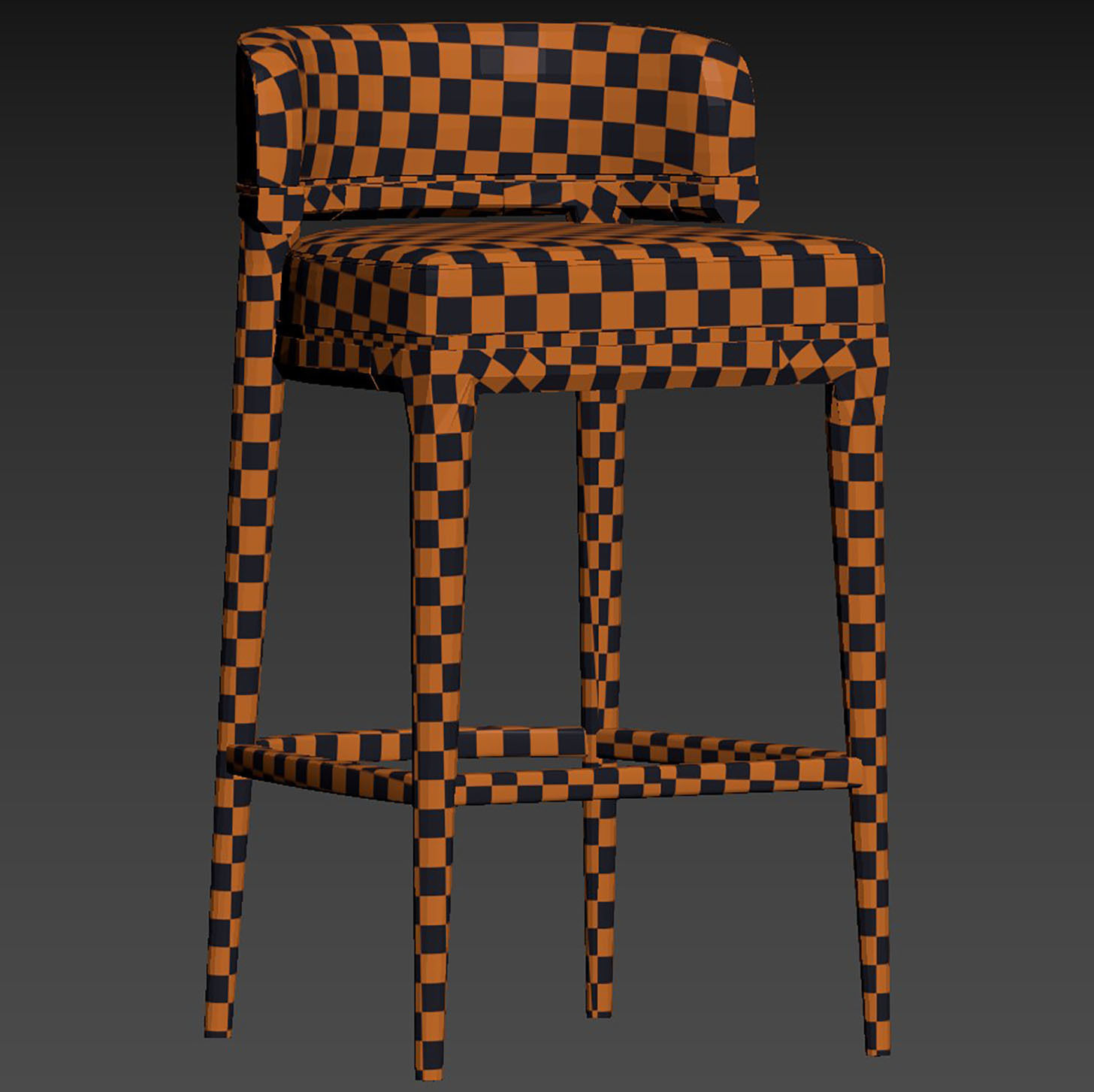 Grange BAR STOOL 3D model_7