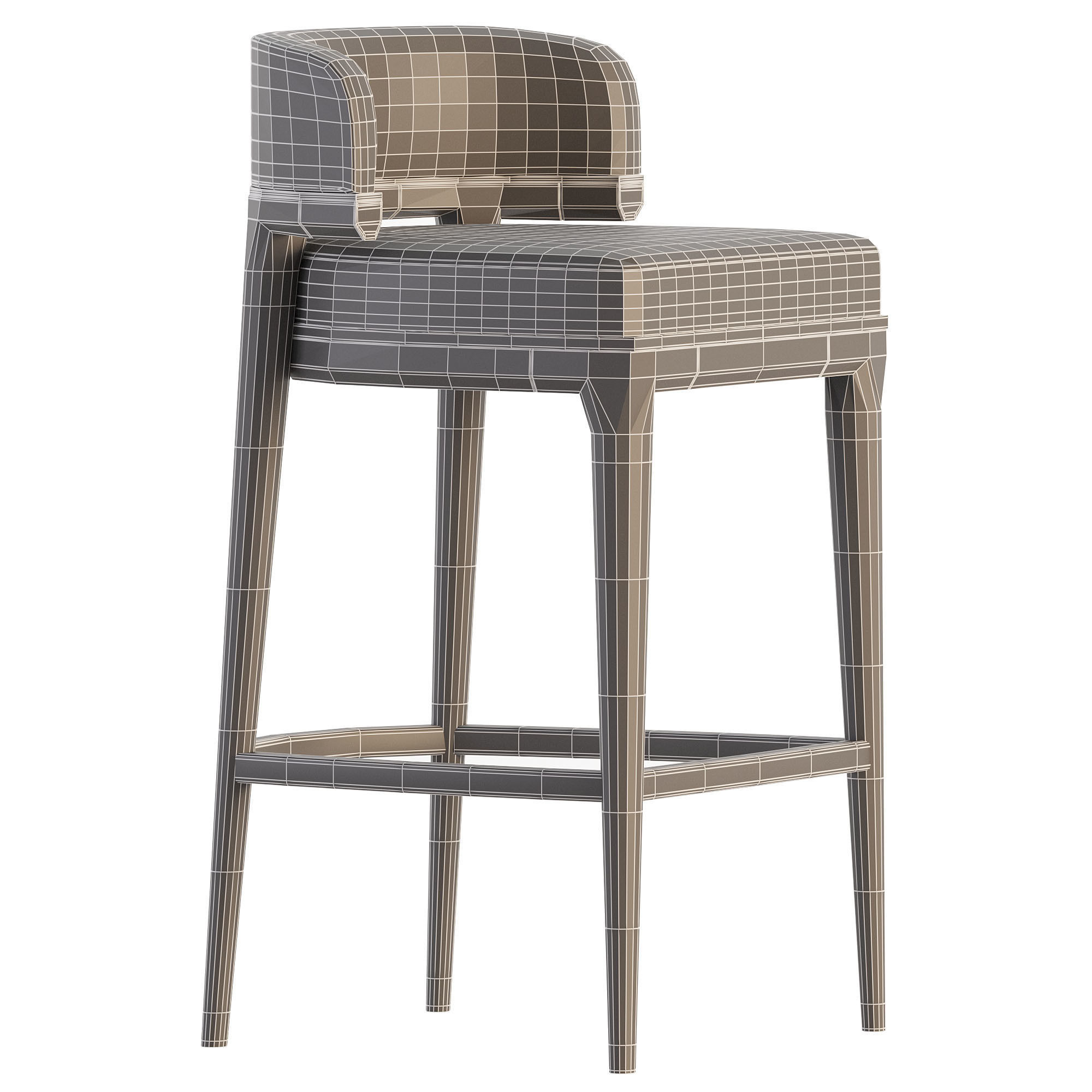 Grange BAR STOOL 3D model_5