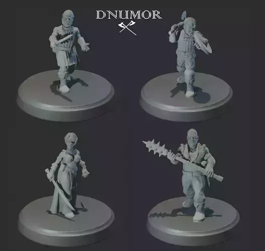City Robbers 3D Print Model Free 3D print model