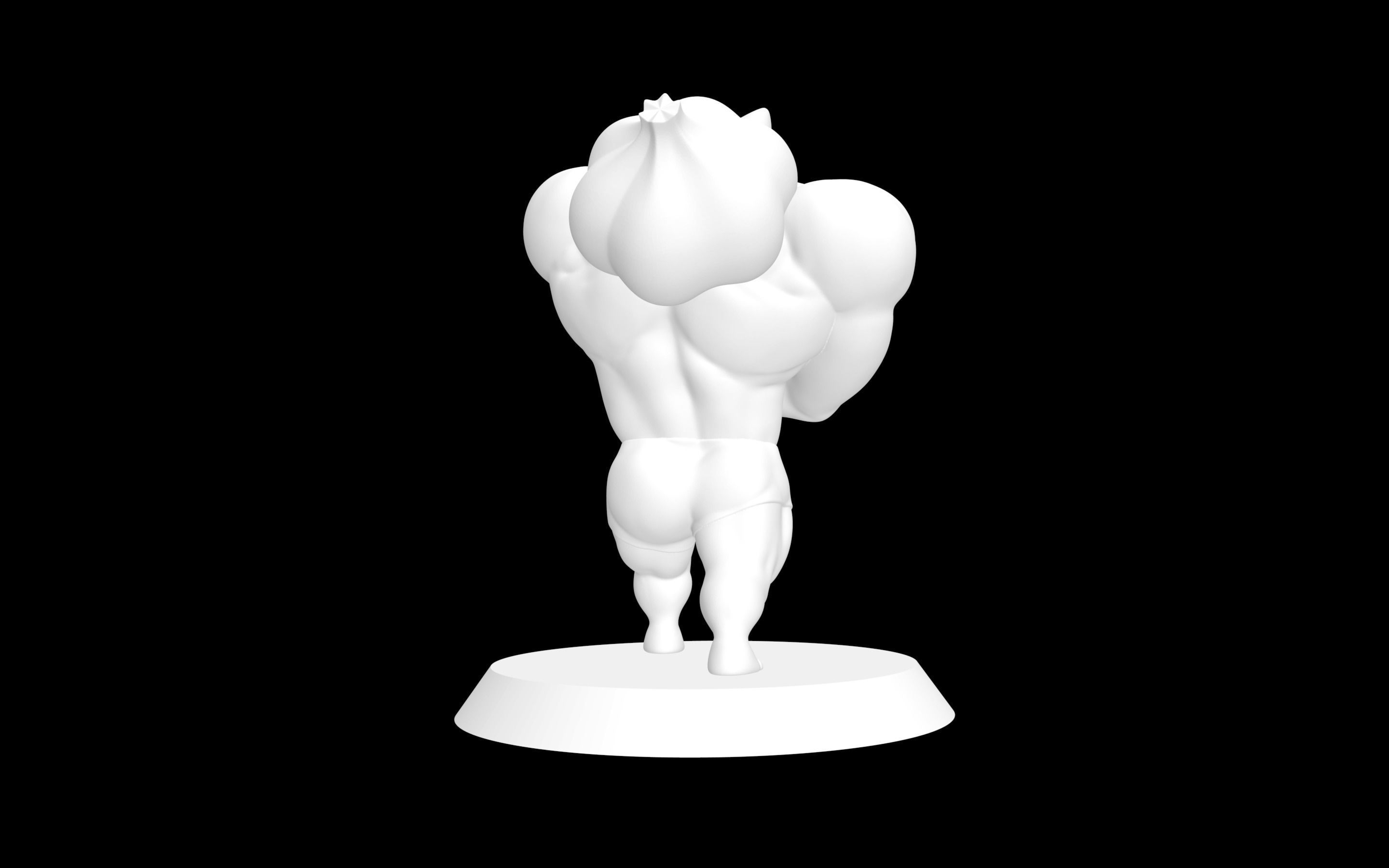 Bulbasaur Strong  3D model_1