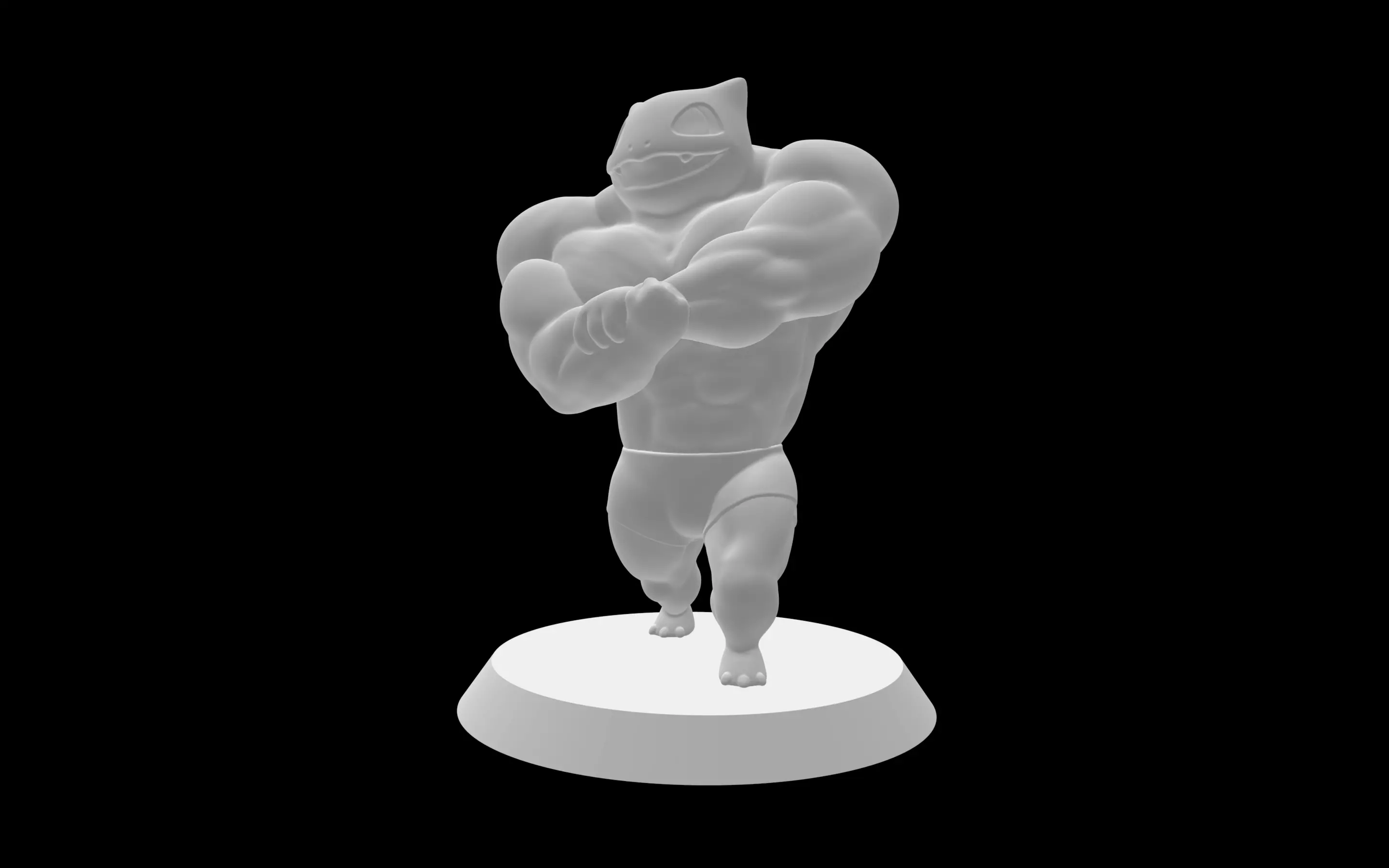 Bulbasaur Strong  3D model_0