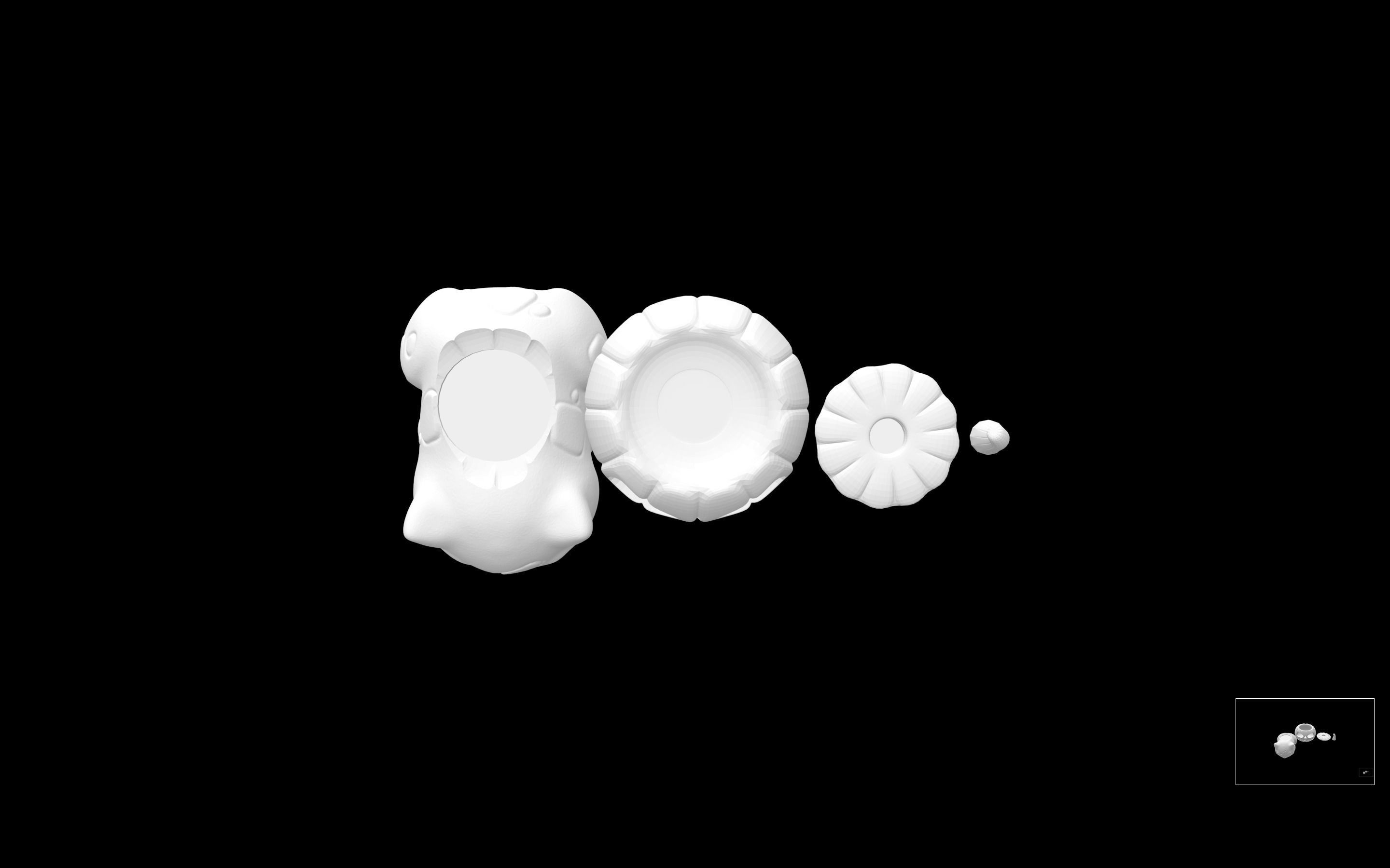 Bulbasaur Pumpking Halloween  3D model_2