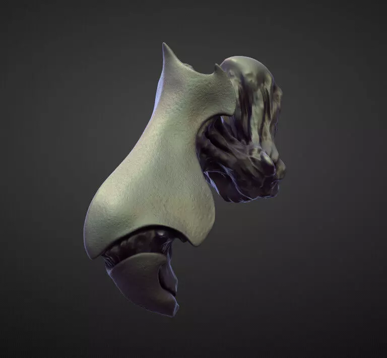 LEG34 high poly sculpt 3D model_0