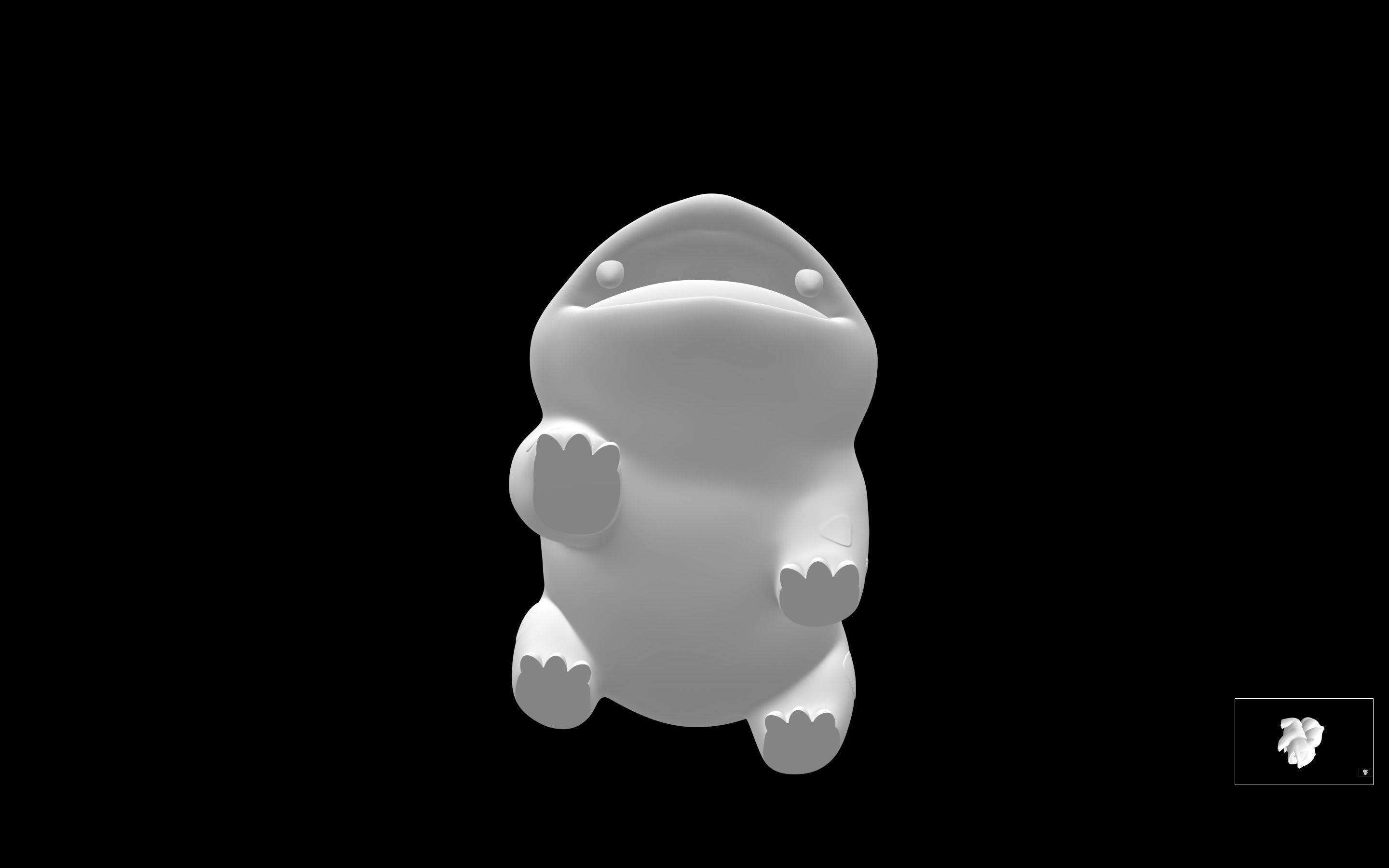 Bulbasaur Attack  3D model_4