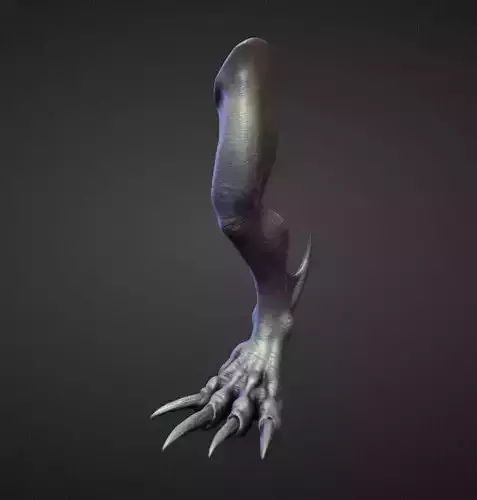 LEG35 high poly sculpt 3D model