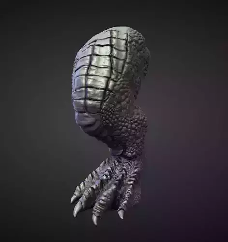 LEG36 high poly sculpt 3D model