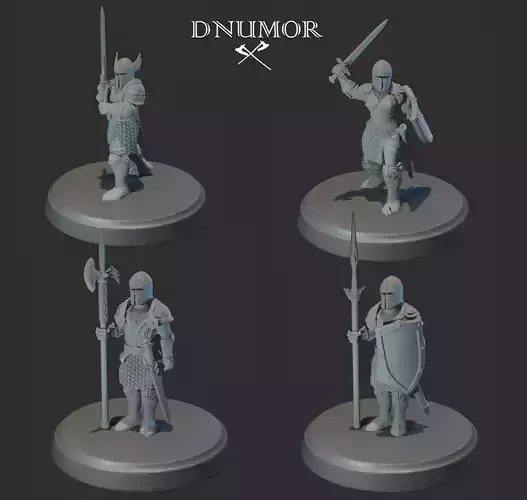 Royal Guards 3D Print Model 3D print model