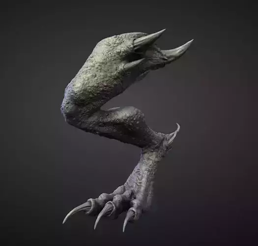 LEG37 high poly sculpt 3D model