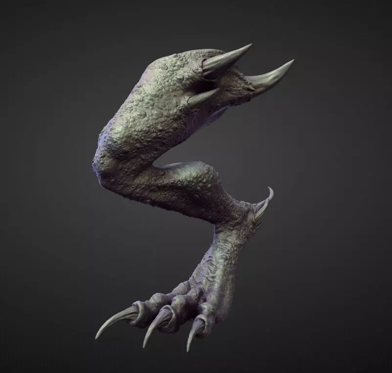 LEG37 high poly sculpt 3D model_0