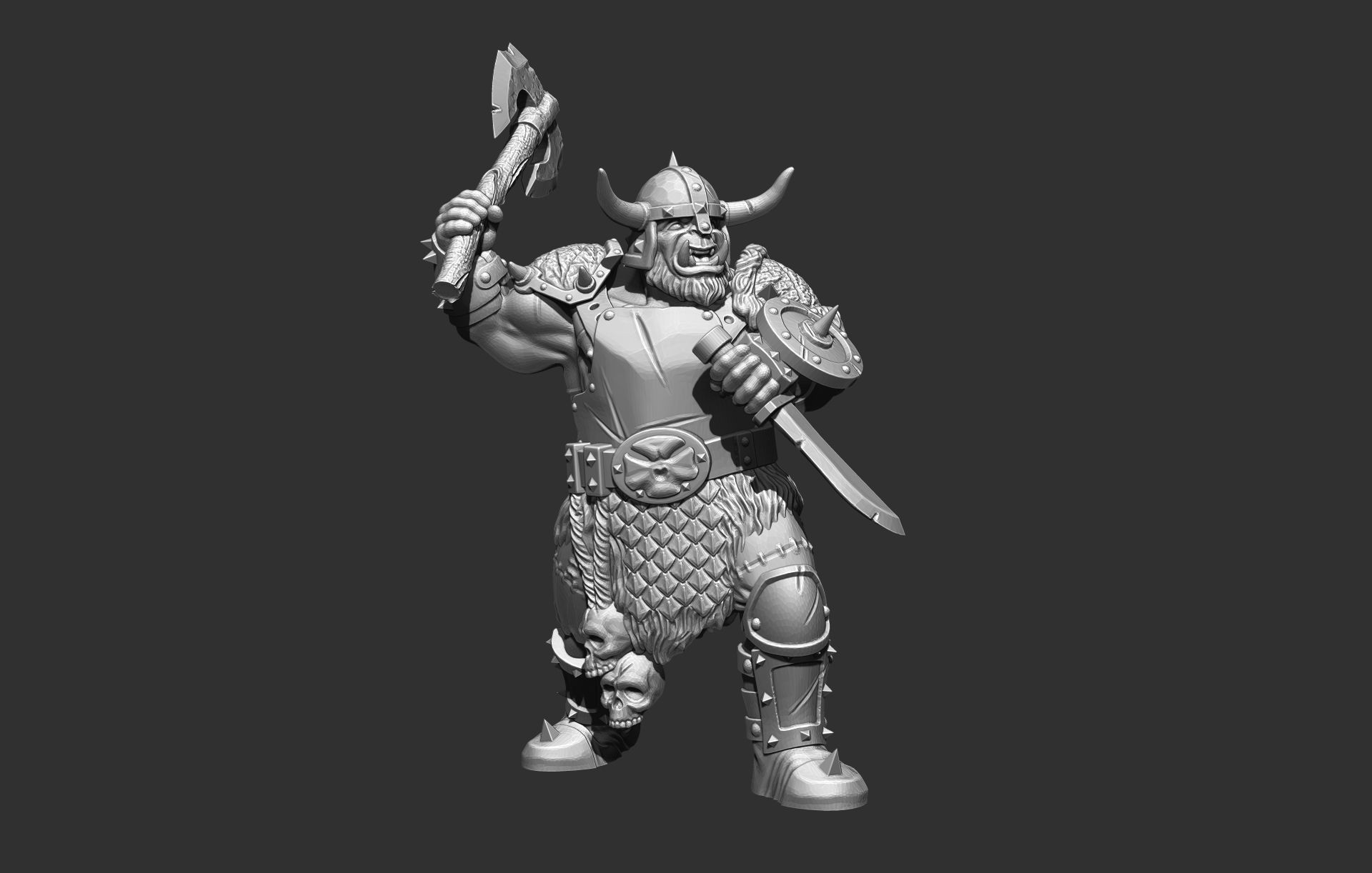 Orcs Marauders Set1 3D Print Model 3D print model_6
