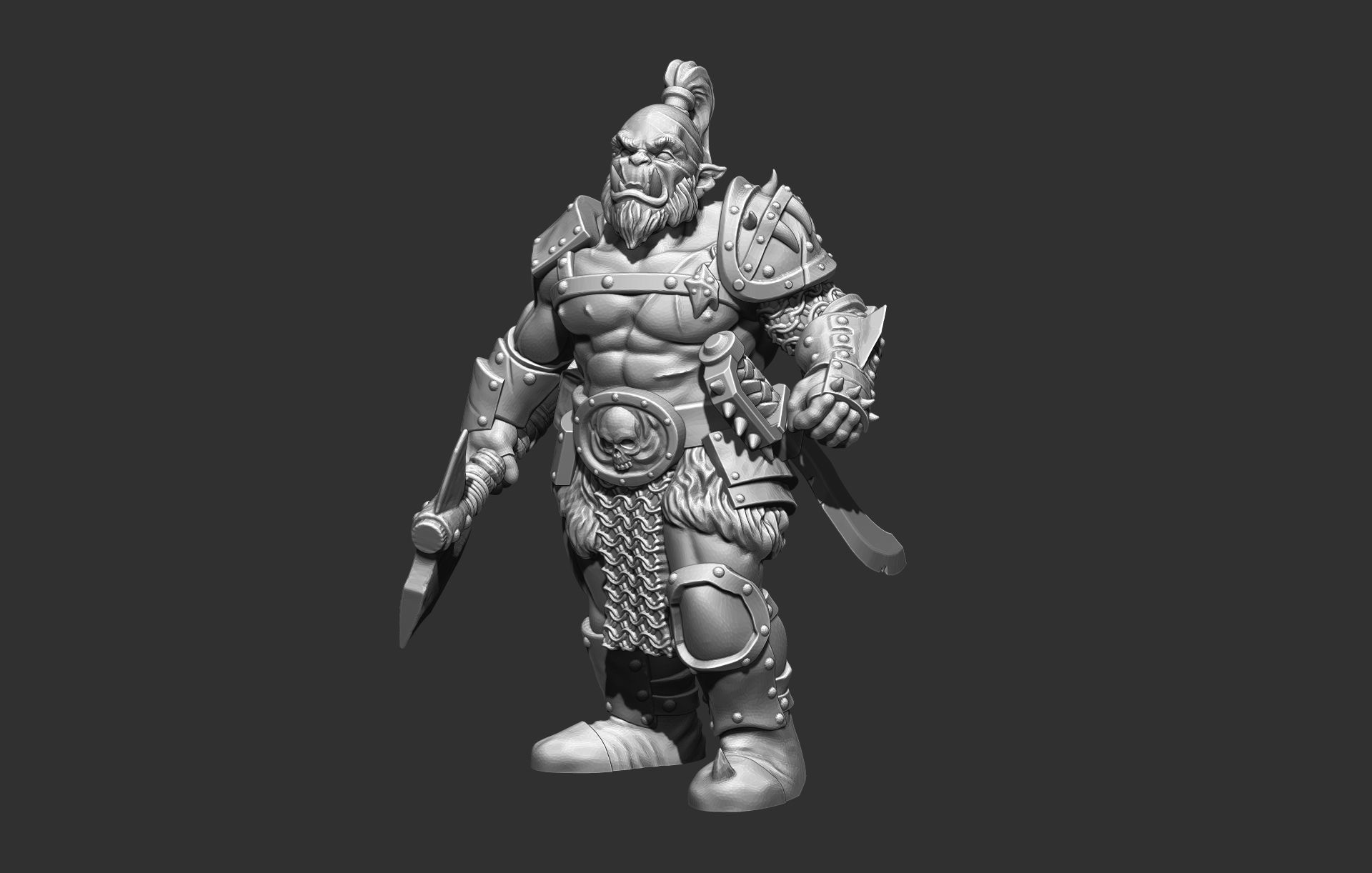 Orcs Marauders Set1 3D Print Model 3D print model_5