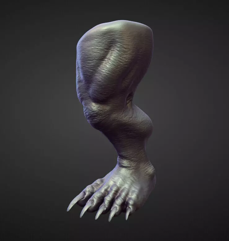 LEG38 high poly sculpt 3D model_0