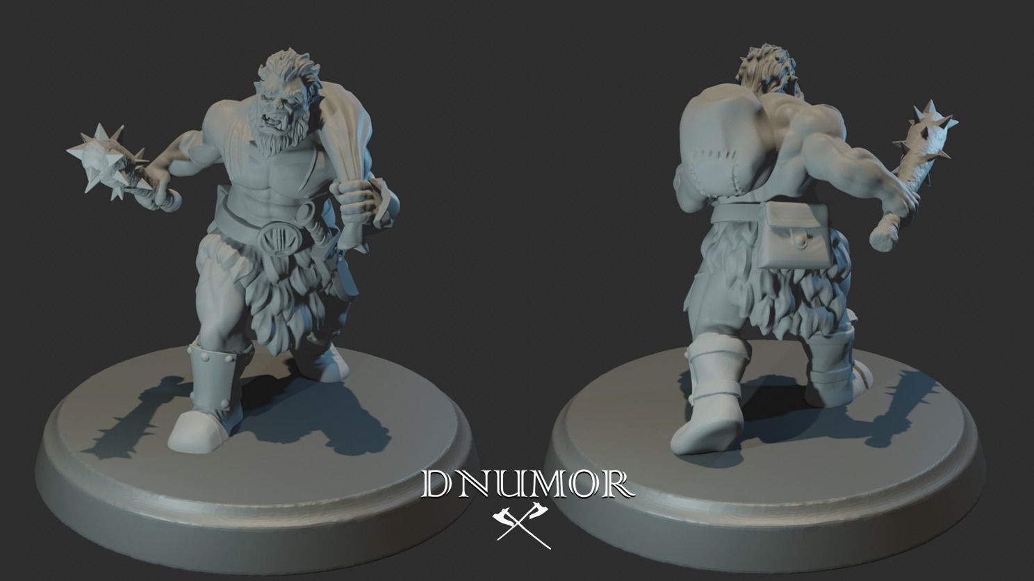 Orcs Marauders Set2 3D Print Model 3D print model_2