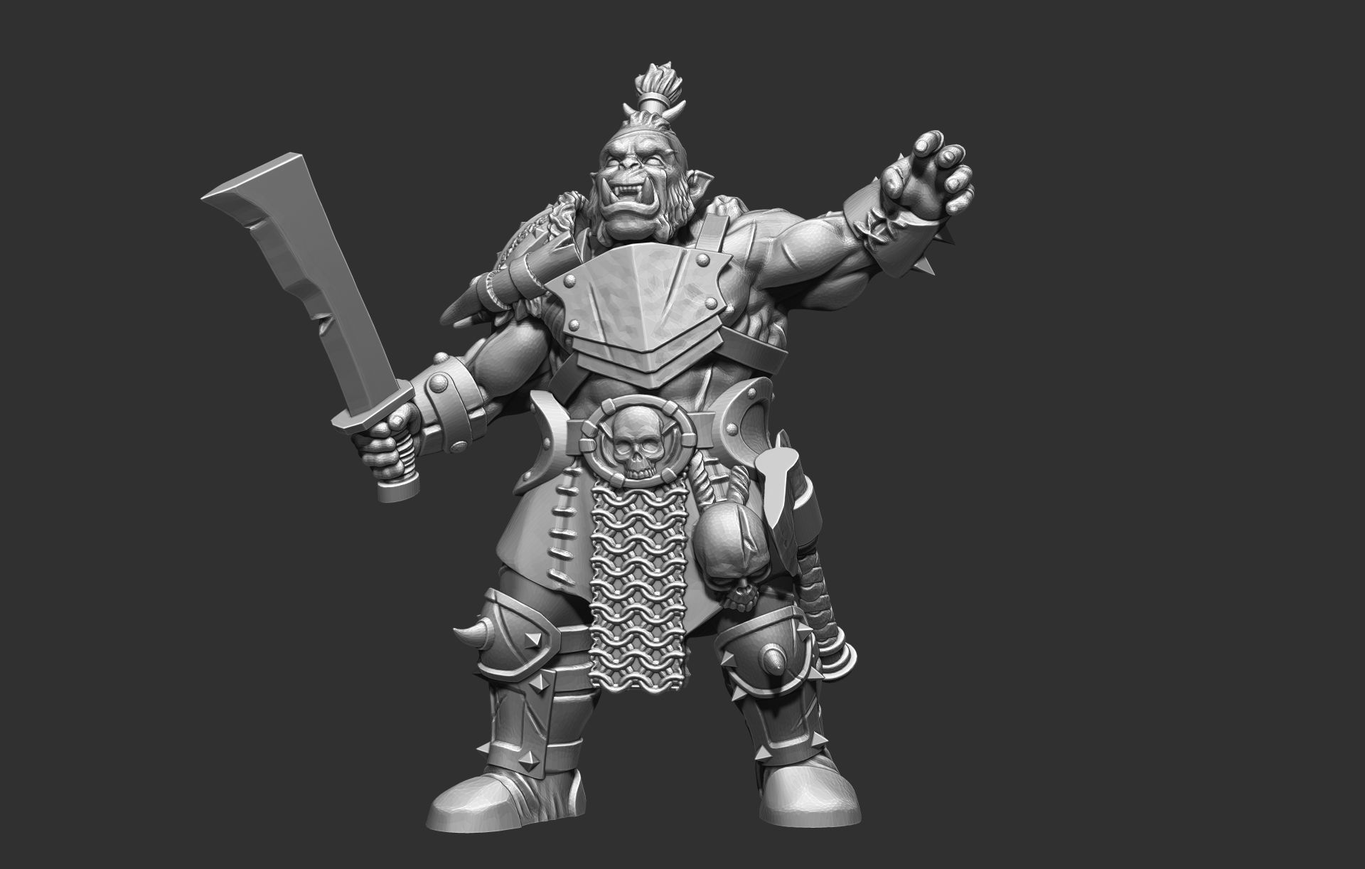 Orcs Marauders Set2 3D Print Model 3D print model_7