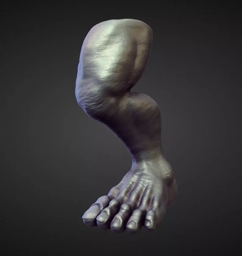 LEG39 high poly sculpt 3D model_0