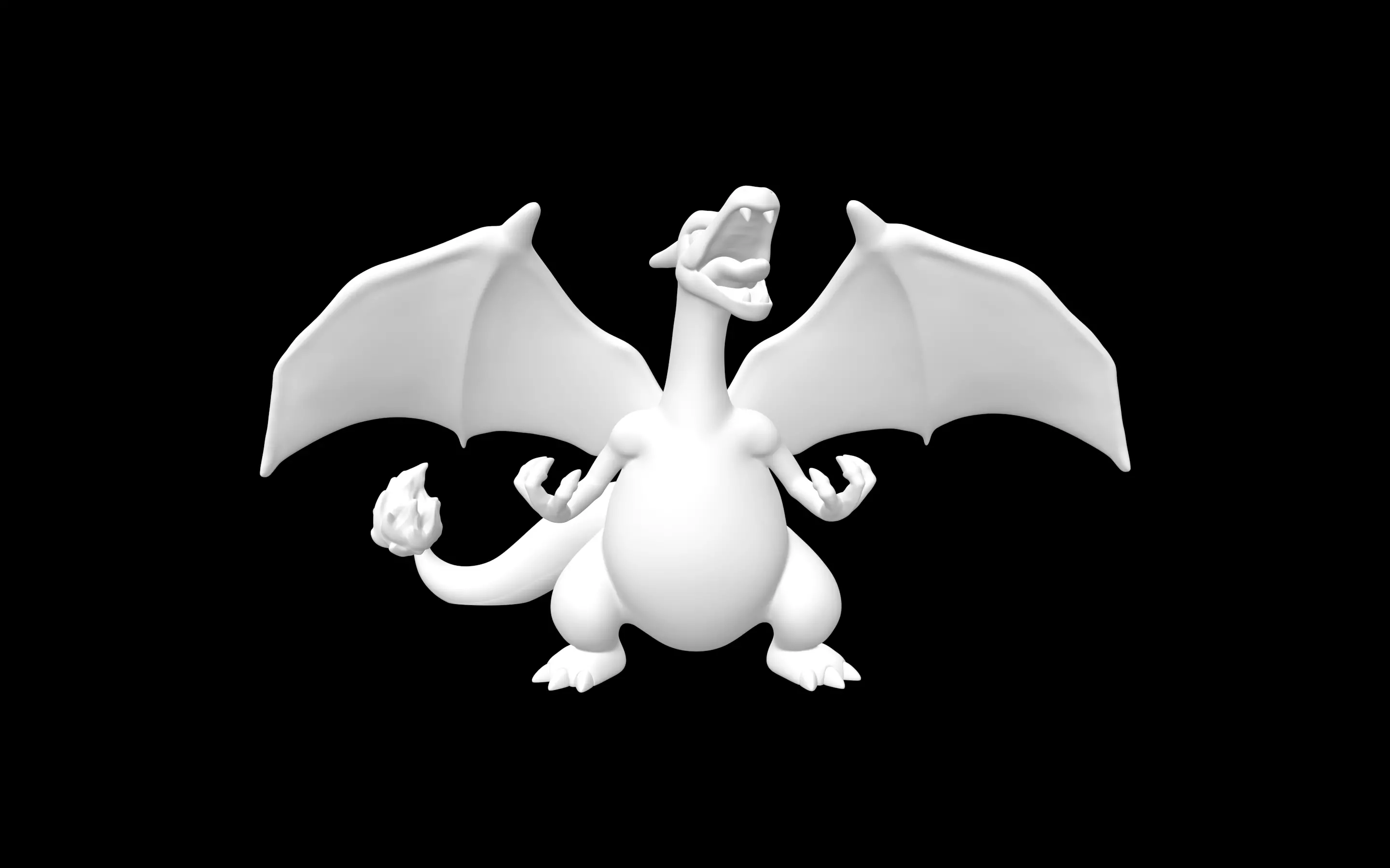 Charizard dragon 3D model_0
