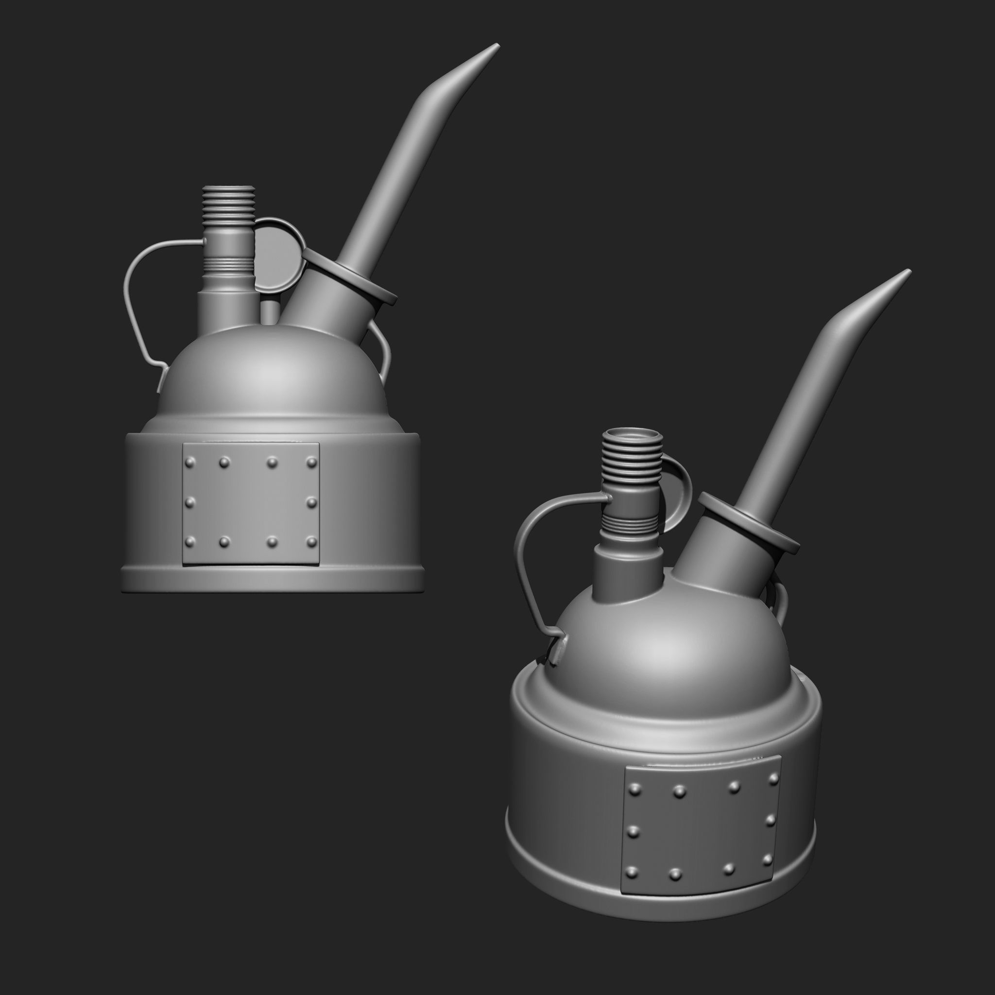 Objects Collection IMM Brush Pack 10 in One Vol 3 3D model_1