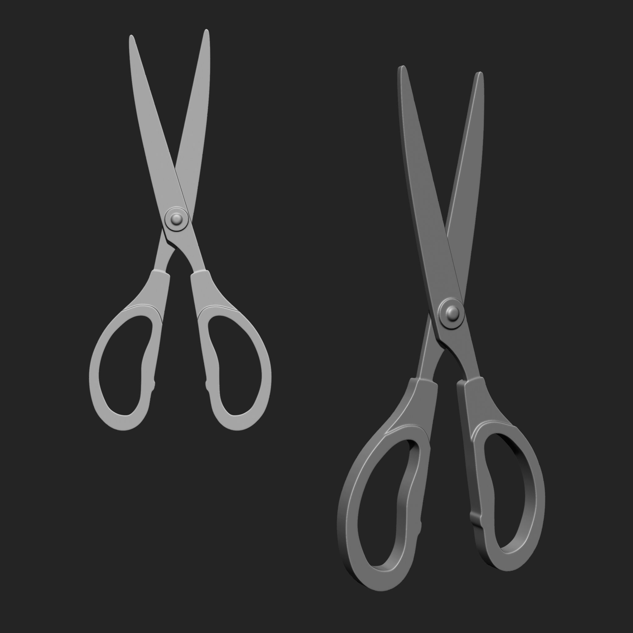 Objects Collection IMM Brush Pack 10 in One Vol 3 3D model_7