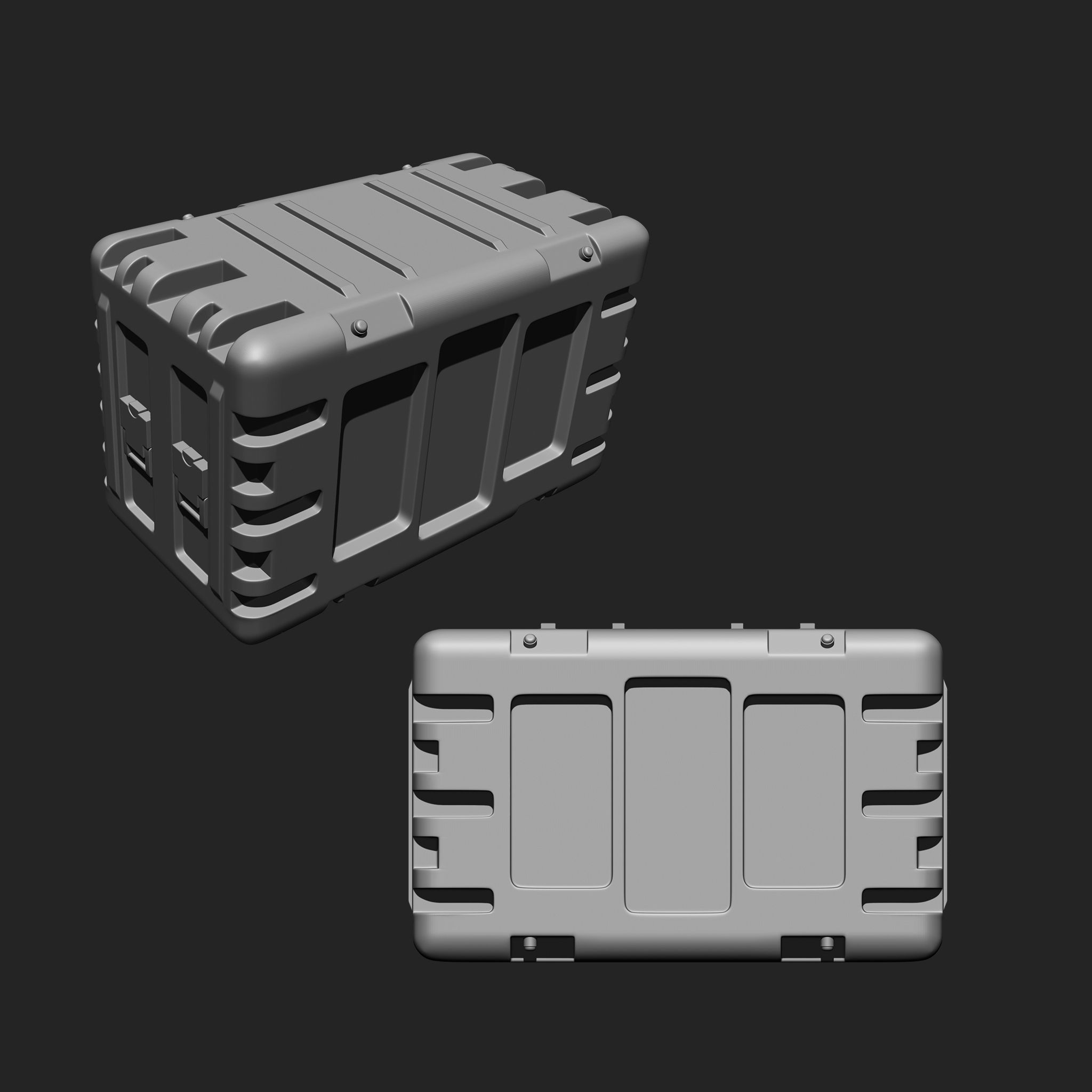 Objects Collection IMM Brush Pack 10 in One Vol 3 3D model_10