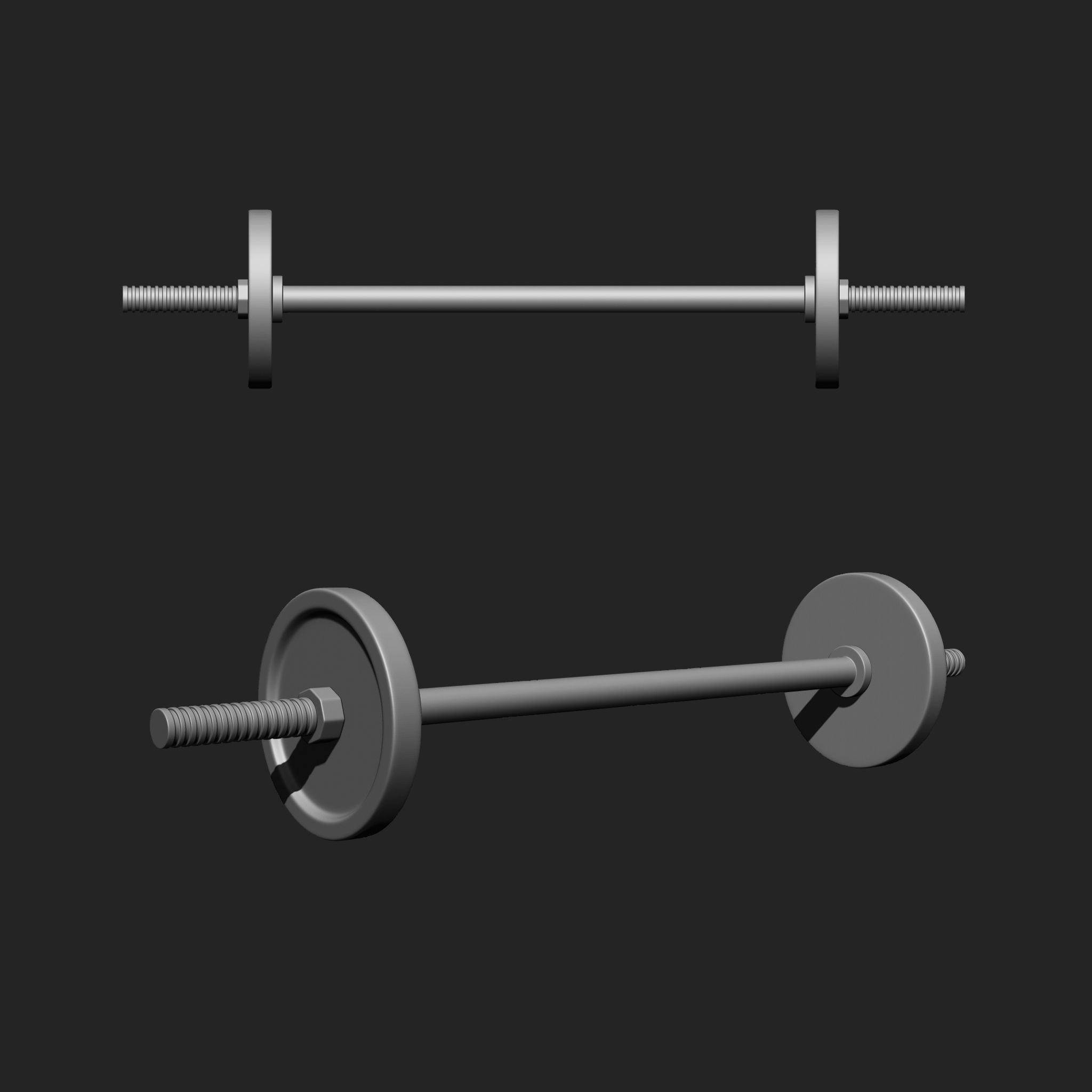 Objects Collection IMM Brush Pack 10 in One Vol 3 3D model_8