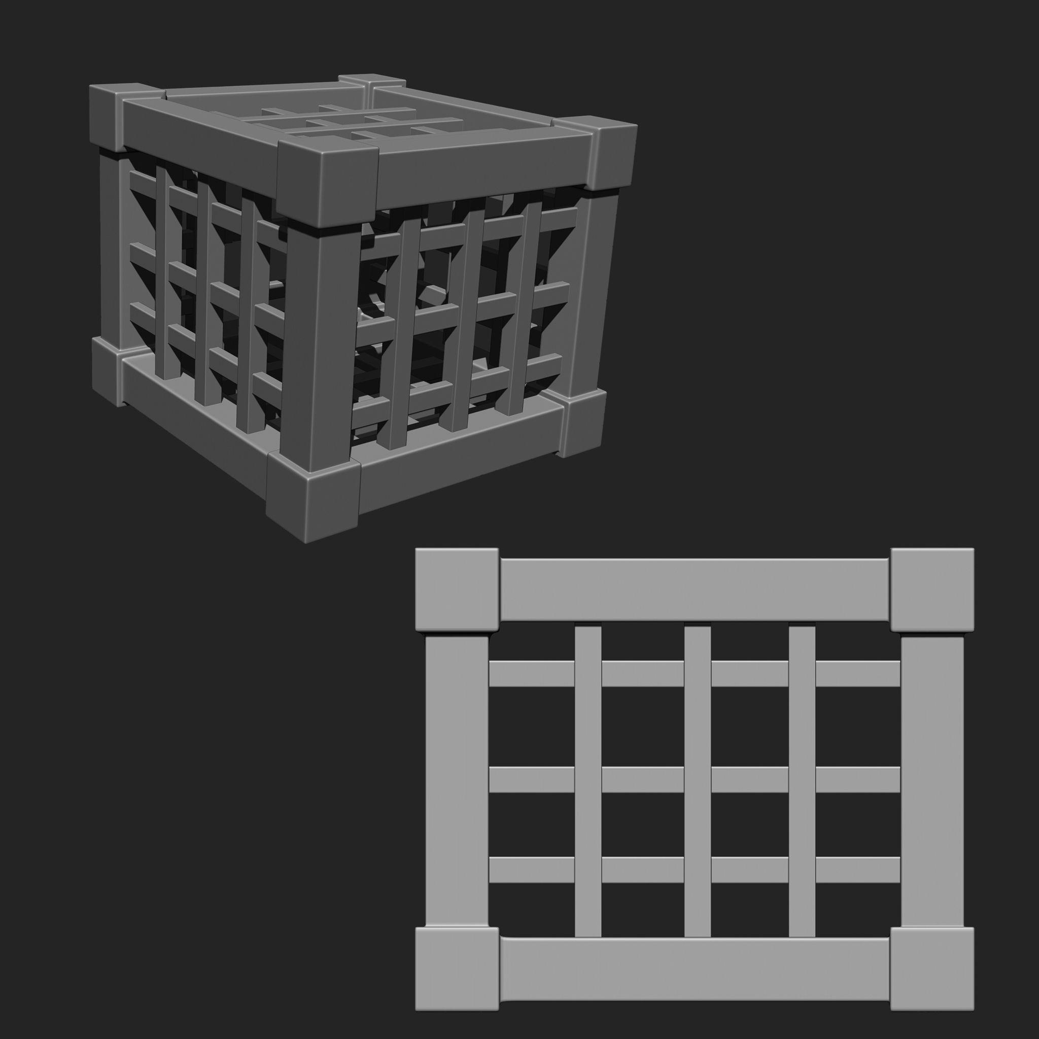 Objects Collection IMM Brush Pack 10 in One Vol 3 3D model_9