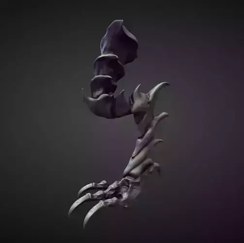 LEG40 high poly sculpt 3D model