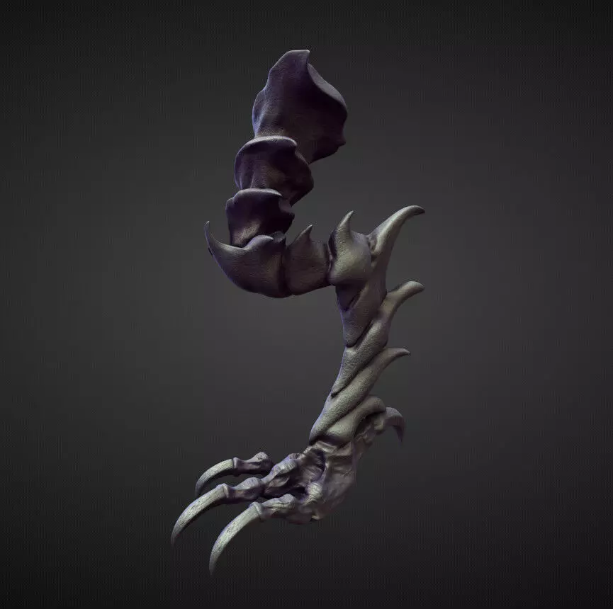 LEG40 high poly sculpt 3D model_0