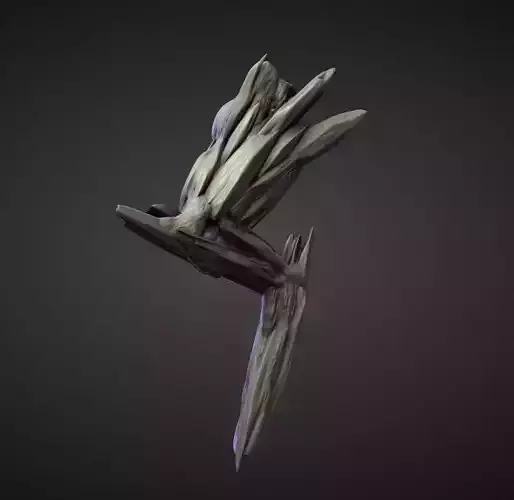 LEG42 high poly sculpt 3D model