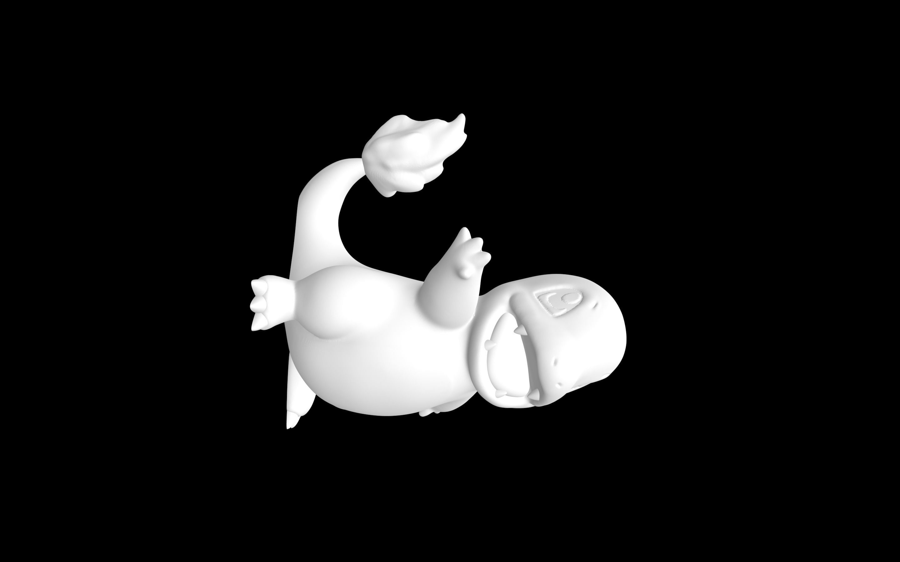 Charmander pokemon 3D model_5