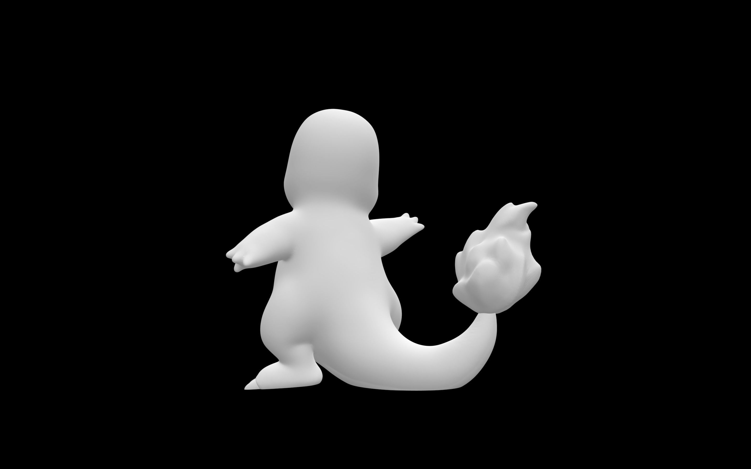 Charmander pokemon 3D model_1