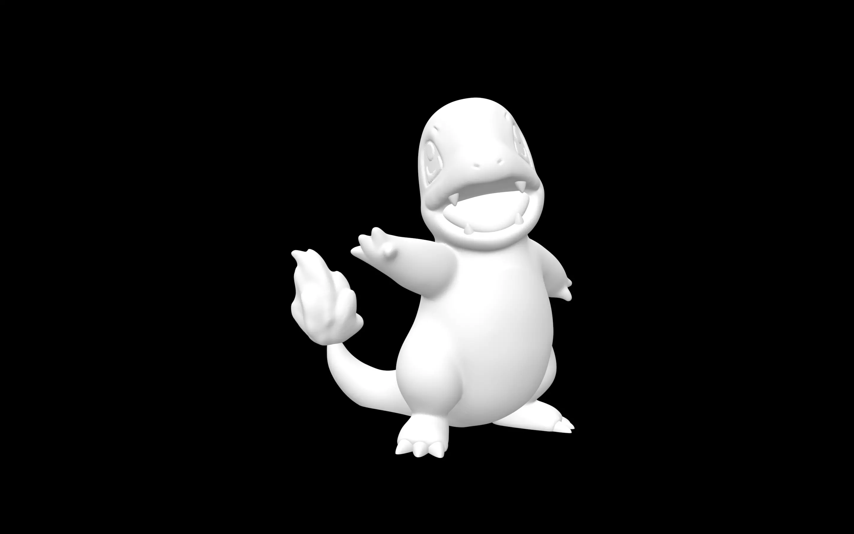 Charmander pokemon 3D model_0